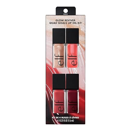 e.l.f. Glow Reviver Quad Goals Lip Oil Kit
