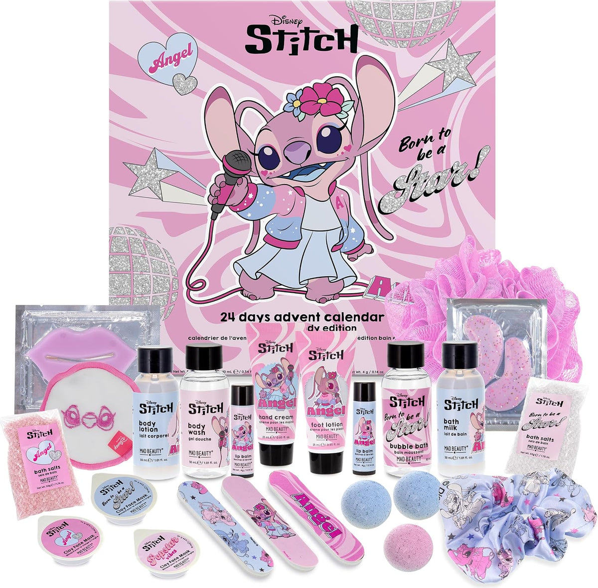 Lilo and Stitch Gifts Disney Angel Popstar 24 Day Beauty Advent Calendar