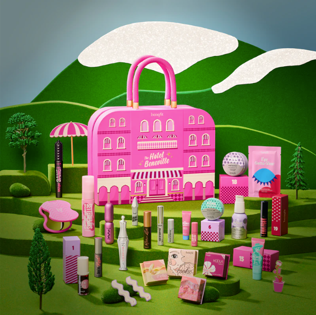 Benefit The Hotel Beneville 24-Day Christmas Beauty Advent Calendar