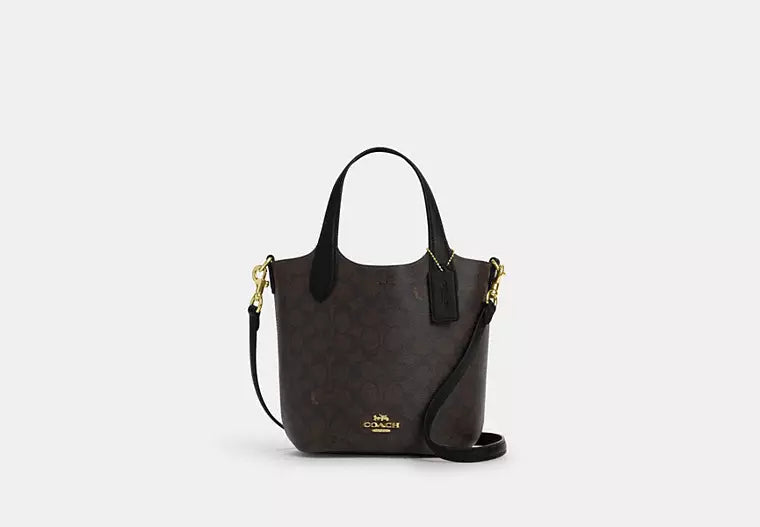 Coach Hanna Bucket Bag In Signature Canvas