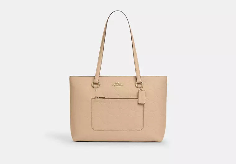 Coach Station Tote Bag In Signature Leather