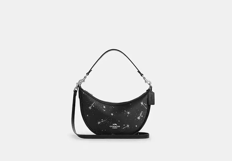 Coach Aria Shoulder Bag With Star Print