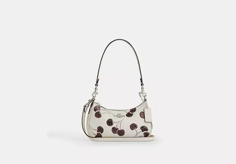 Coach Teri Mini Crossbody Bag With Cherry Print