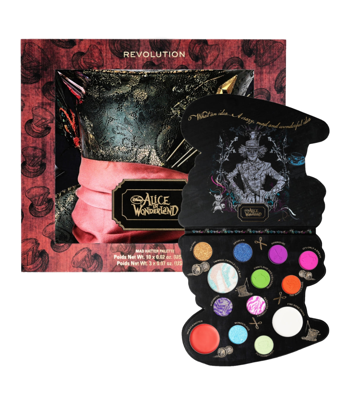 Revolution Disney’s Alice in Wonderland Mad Hatter Eyeshadow Palette