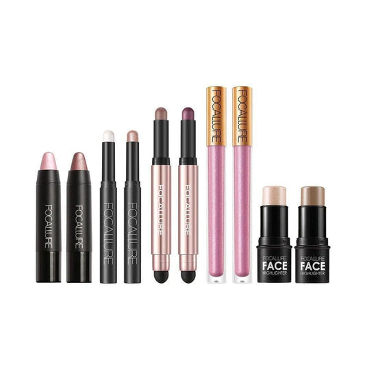 Focallure 10PCS Daily Use Makeup Set