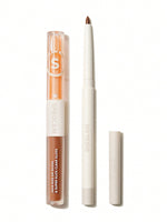 Sheglam Soft 90's Glam Lip Liner And Lip Duo Set Moody Taupe