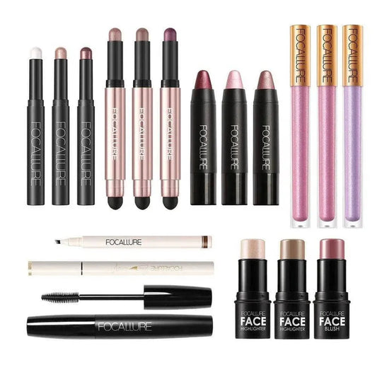 Focallure 18PCS Daily Use Makeup Set