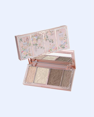 Flower Knows Butterfly Cloud Collar Highlight & Contour Palette
