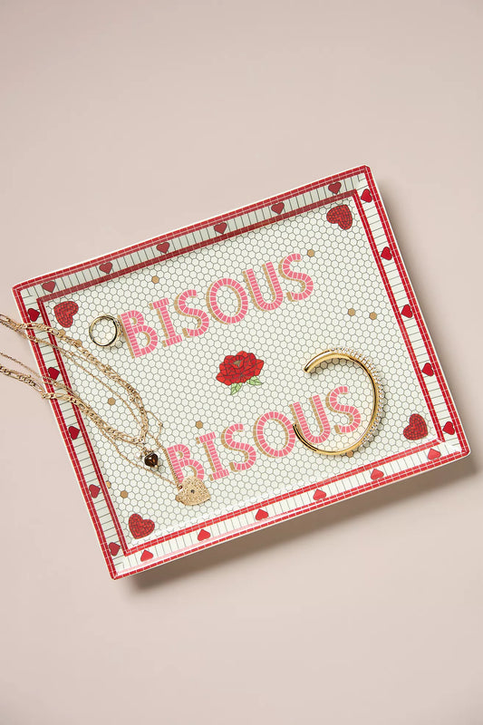 Anthropologie Bistro Valentine Fliesen Steingut Waschtisch Tablett