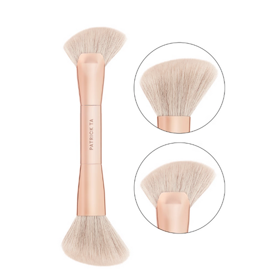 PATRICK TA Dual-Ended Face Contour Brush