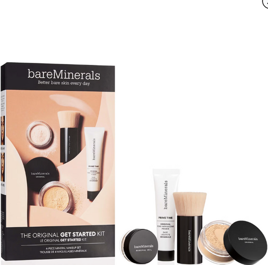 bareMinerals The Original Get Started Kit 4pc Mineral Makeup Set