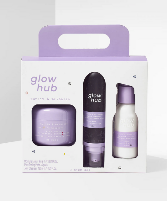 Glow Hub Purify & Brighten 3-Step Set