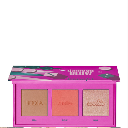Benefit Game On Glow Blush, Bronzer and Highlighter Limited Edition Cheek Palette