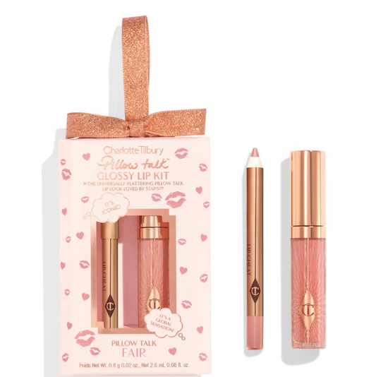 Charlotte Tilbury Pillow Talk Fair Mini Glossy Lips Duo