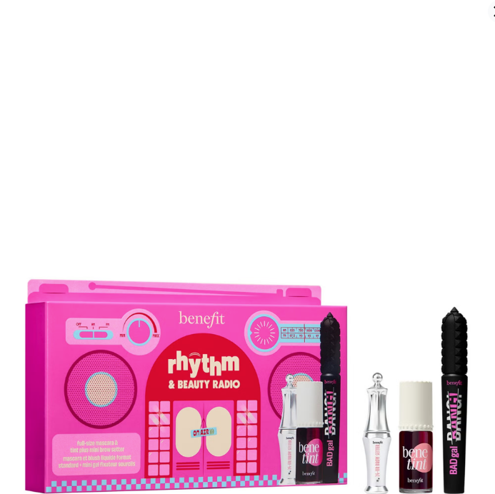 Benefit Rhythm & Beauty Radio, Mascara, Brow & Lip Tint Trio Gift Set