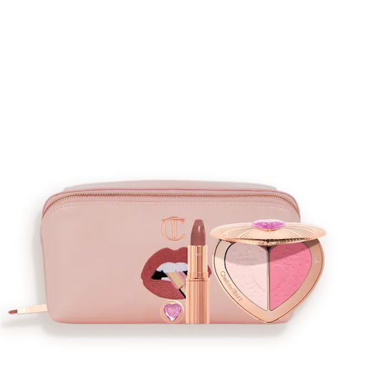 Charlotte Tilbury Pillow Talk Beauty Soulmates and Makeup Bag Kit