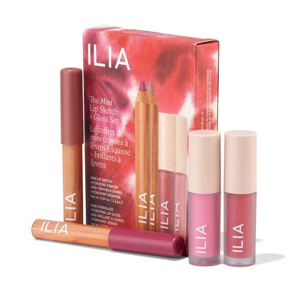 Ilia Beauty The Mini Lip Sketch + Gloss Set