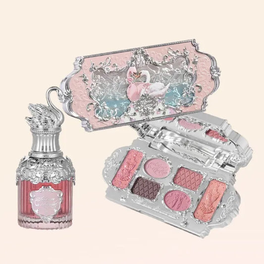 Flower Knows Swan Ballet Eyeshadow & Perfume Set