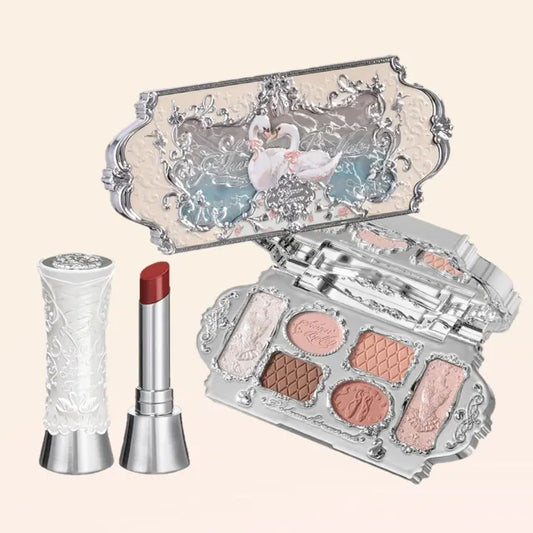 Flower Knows White Swan Ballet Eyeshadow & Lip Set