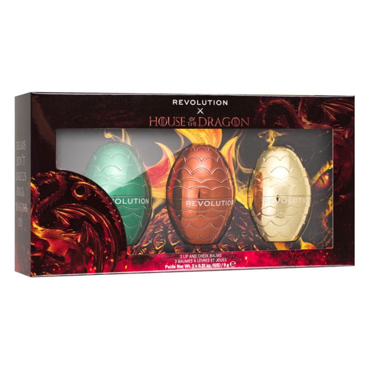 Makeup Revolution X House Of Dragon Dragon Egg Lip And Cheek Balm Set
