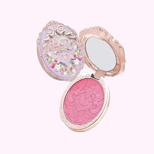Flower Knows Violet Strawberry Rococo Embossed Blush