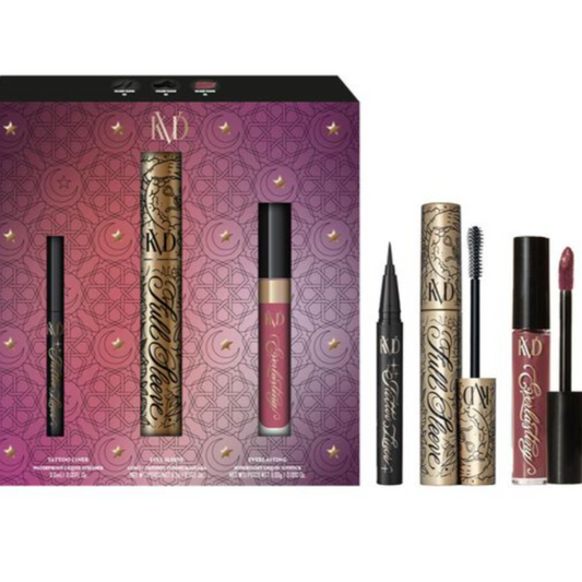 KVD Beauty Look That Lasts - Everlasting Liquid Lip + Tattoo Liner + Full Sleeve Mascara