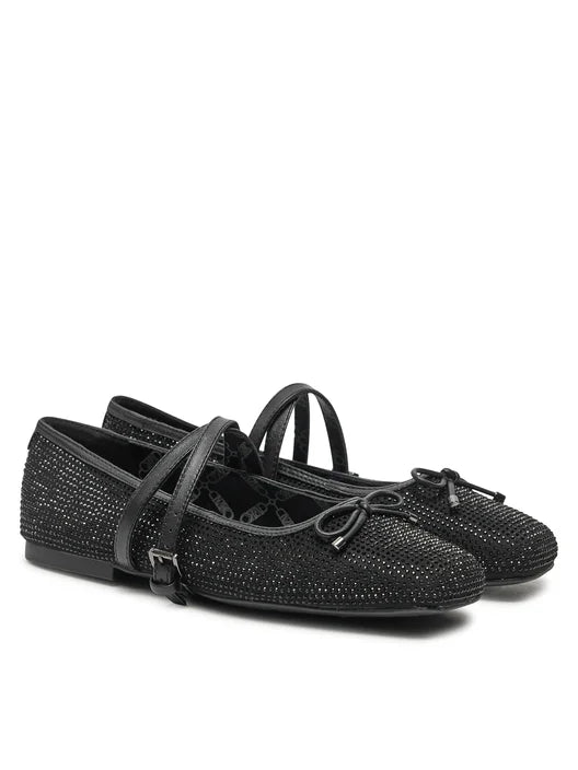 Michael Kors rhinestone embellished ballerina shoes