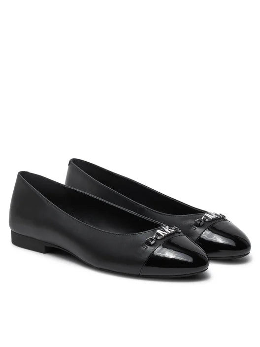 Michael Kors Rebecca Flex Leather Ballet Flat