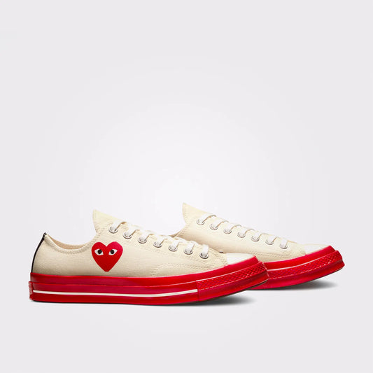Converse Comme Des Garçons Play Chuck 70 Unisex Beyaz Sneaker