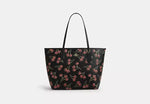 Coach City Tote Bag With Cherry Print