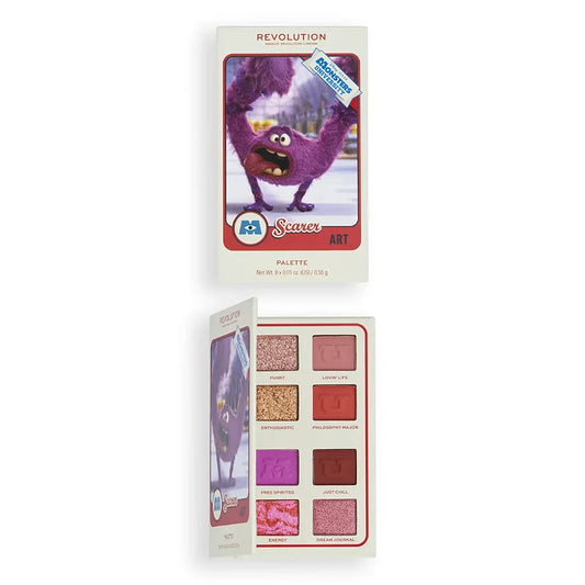 Revolution Monsters University Card Palette Art Scare