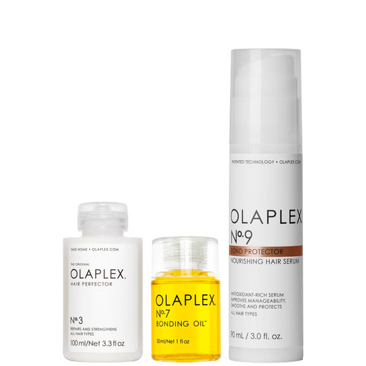 Olaplex No.3, No.7 and No.9