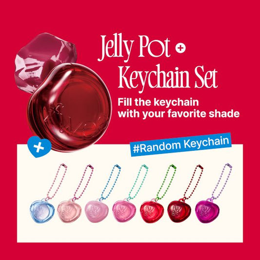 Fwee Lip & Cheek Glowy Jelly Pot + Pendant Keyring
