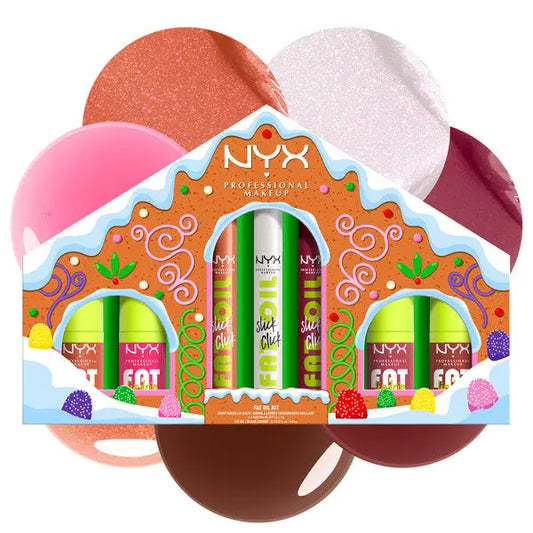 NYX Holiday Fat Gingerbread House Kit