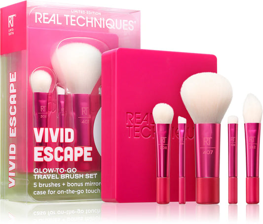Real Techniques Vivid Escape Travel Brush Set